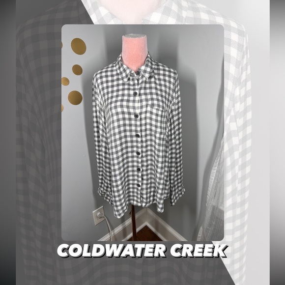 Coldwater Creek Tops - EUC Coldwater Creek Checked Shirt
